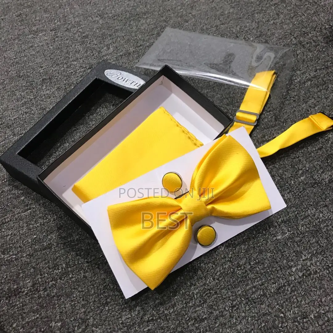 Plain Quality Complete Set Bow Ties