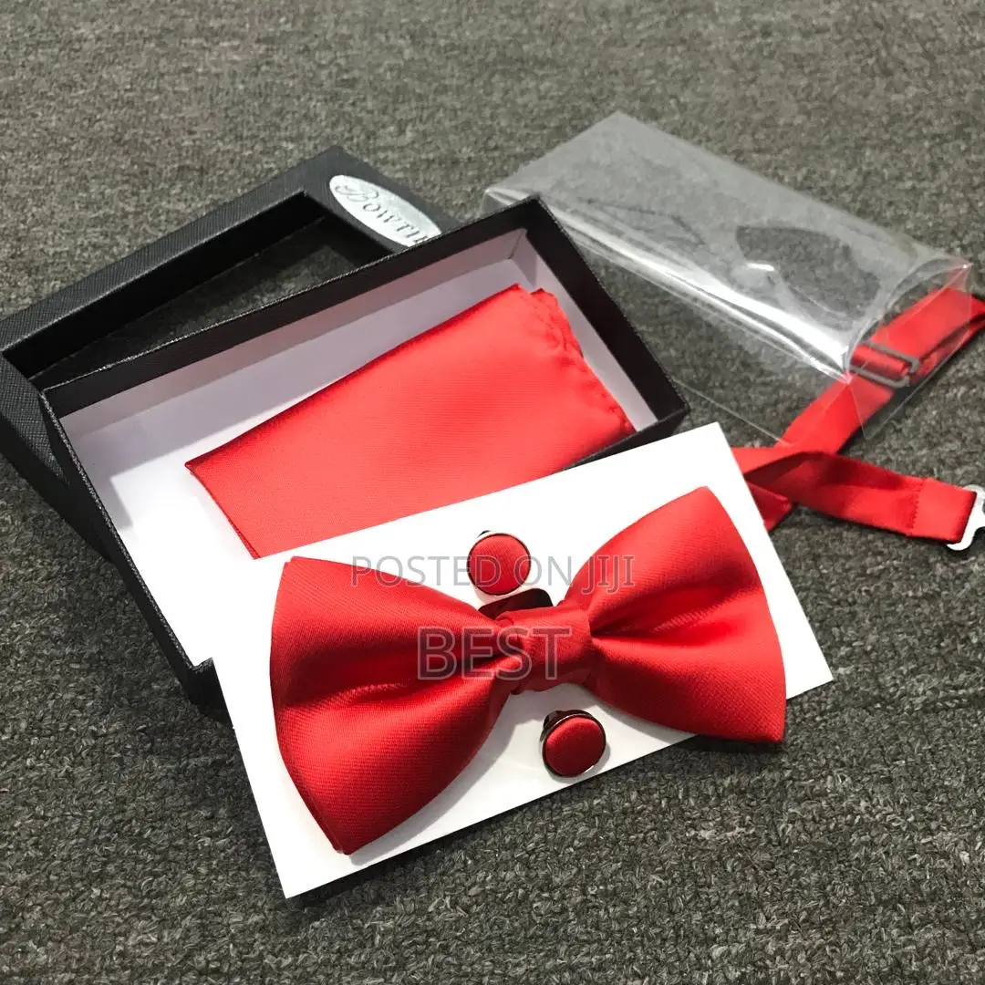 Plain Quality Complete Set Bow Ties