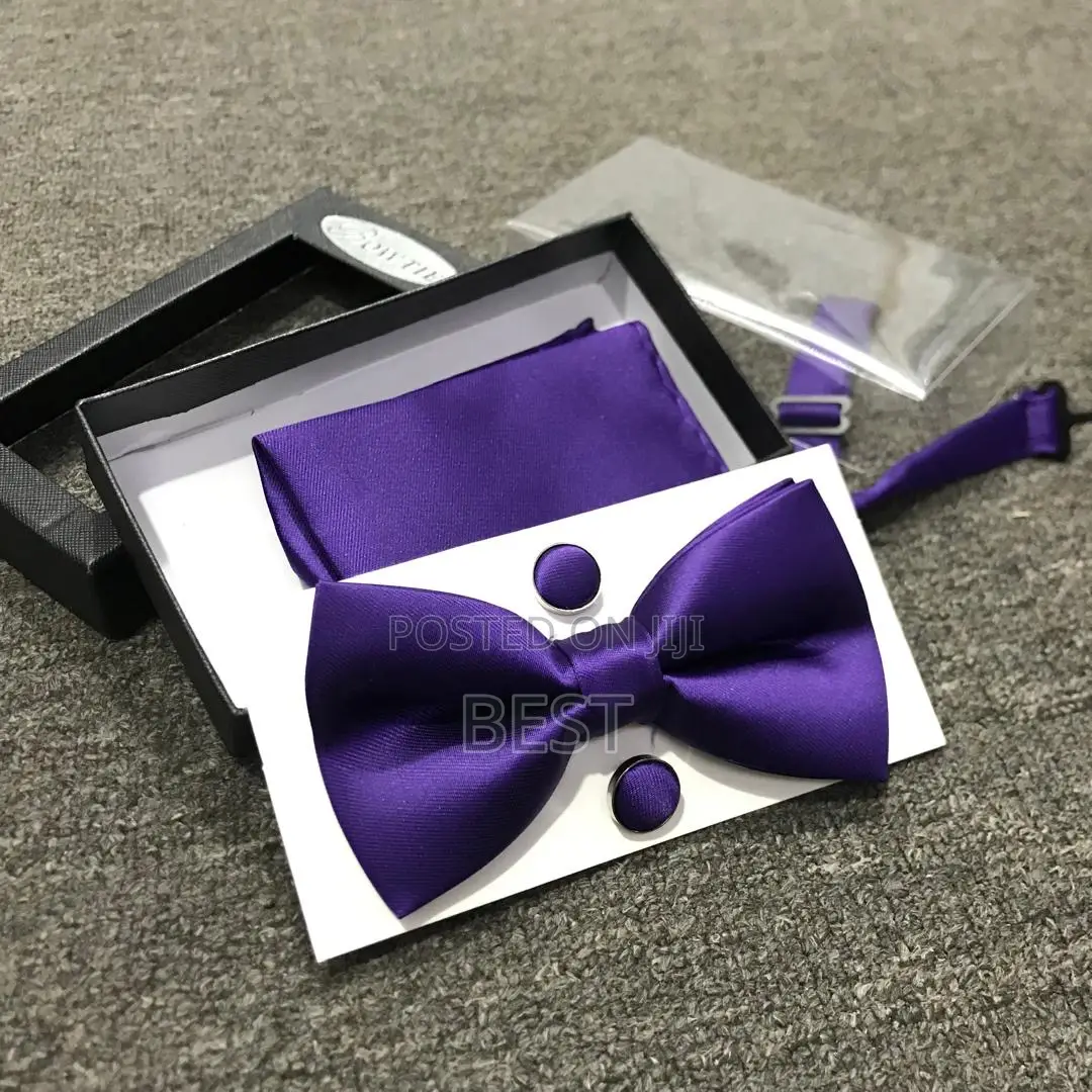 Plain Quality Complete Set Bow Ties