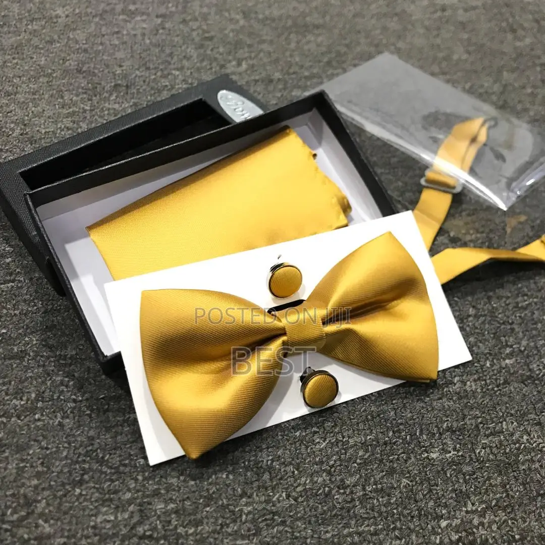 Plain Quality Complete Set Bow Ties