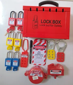 Lockout Box, Metal Lockout Set