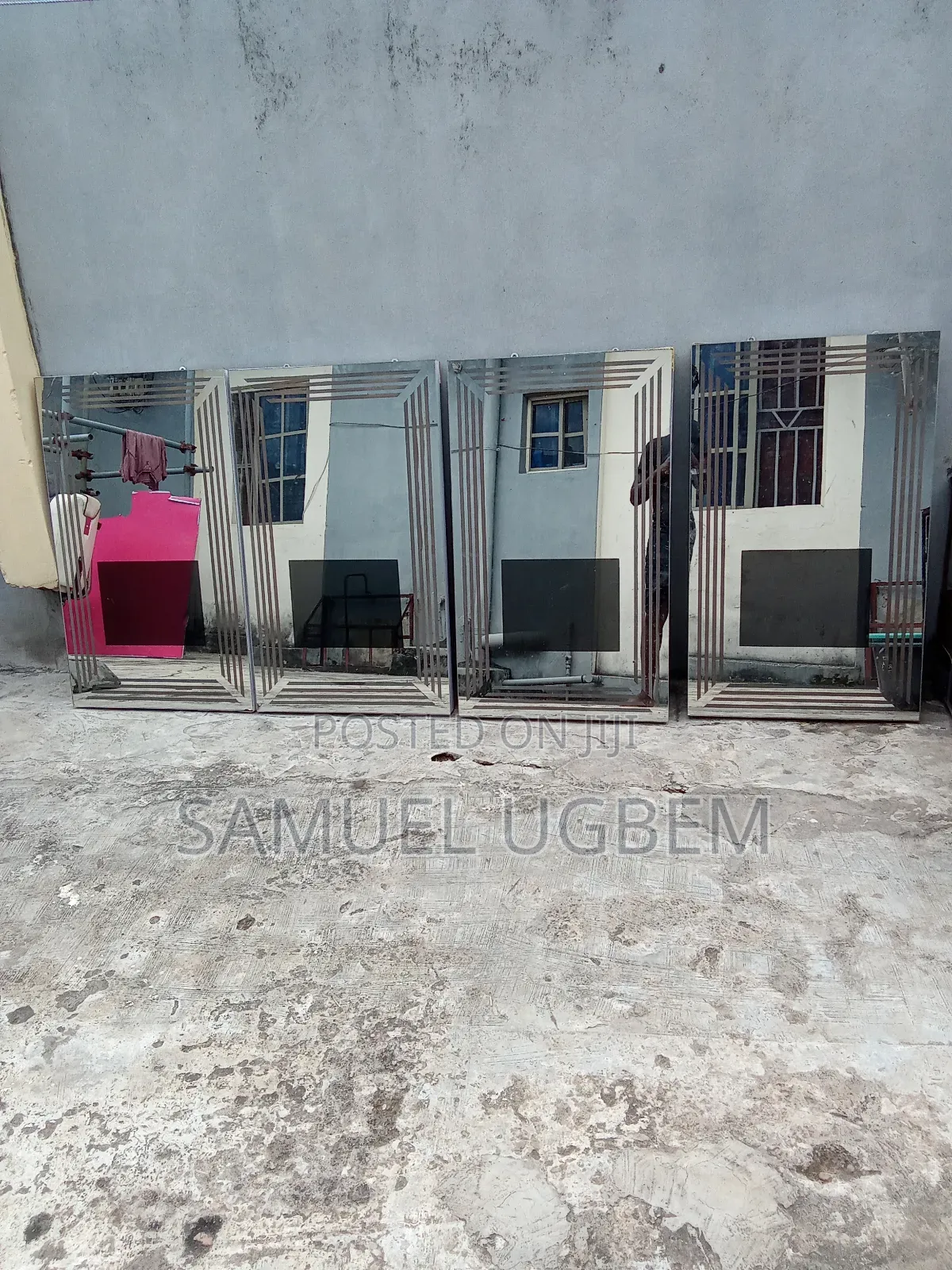 Salon Mirror With Tv and Light