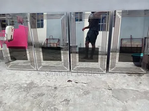 Salon Mirror With Tv and Light