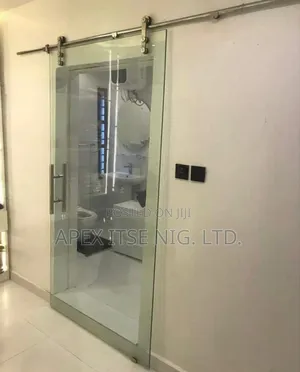 Living Room Barn Glass Sliding Door