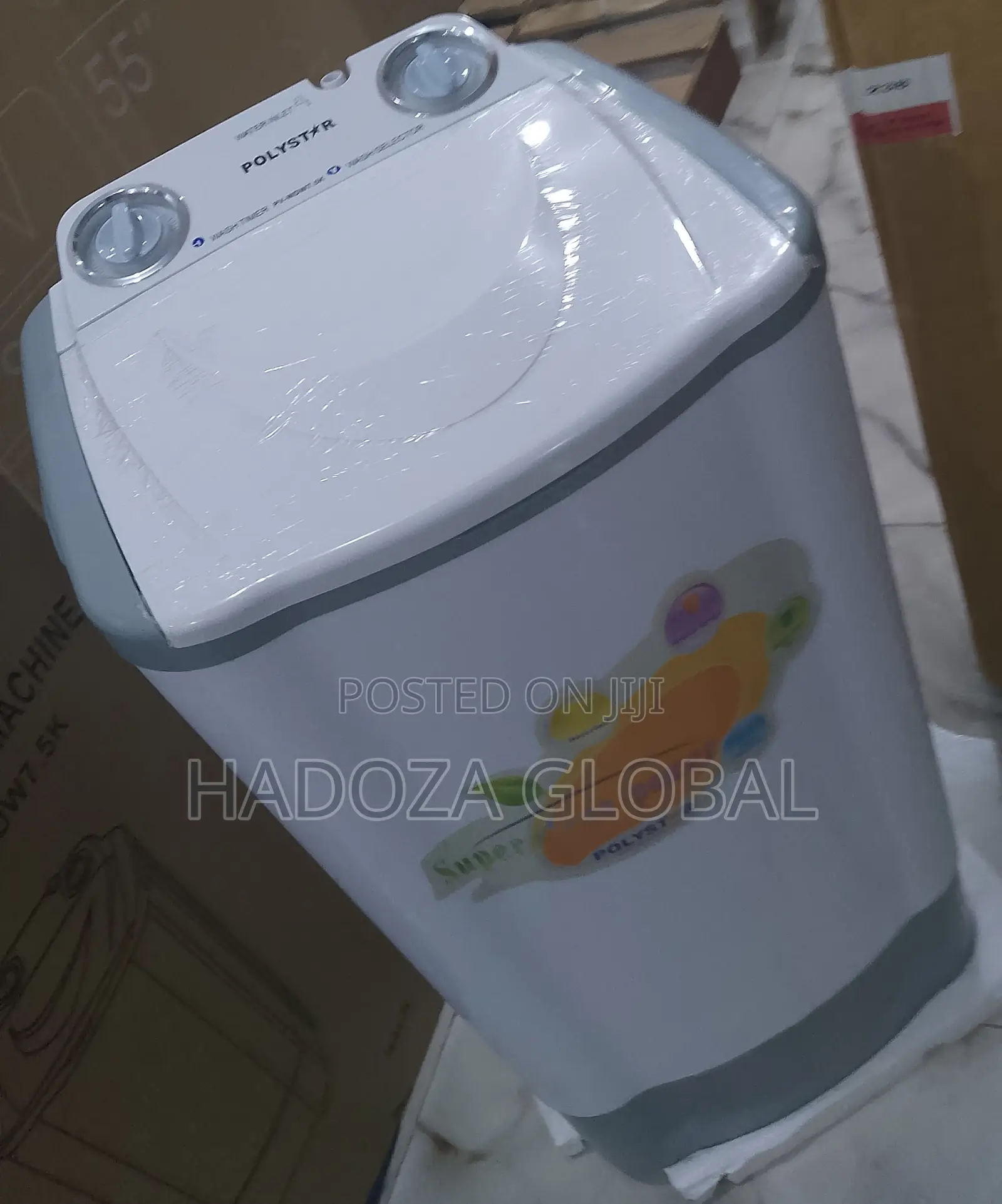 Polystar Top Notch 7.5kg Single Tub Washing'-New