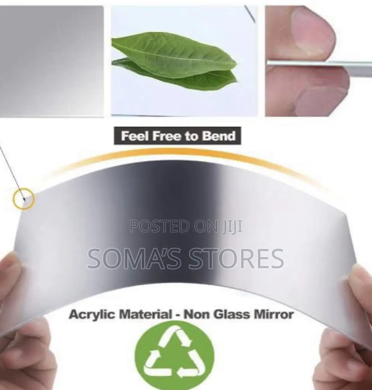 Small Acrylic Flexible Mirror