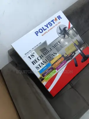 Polystar Energy Efficient Rechargeable 18" Stand Fan Pv-3018