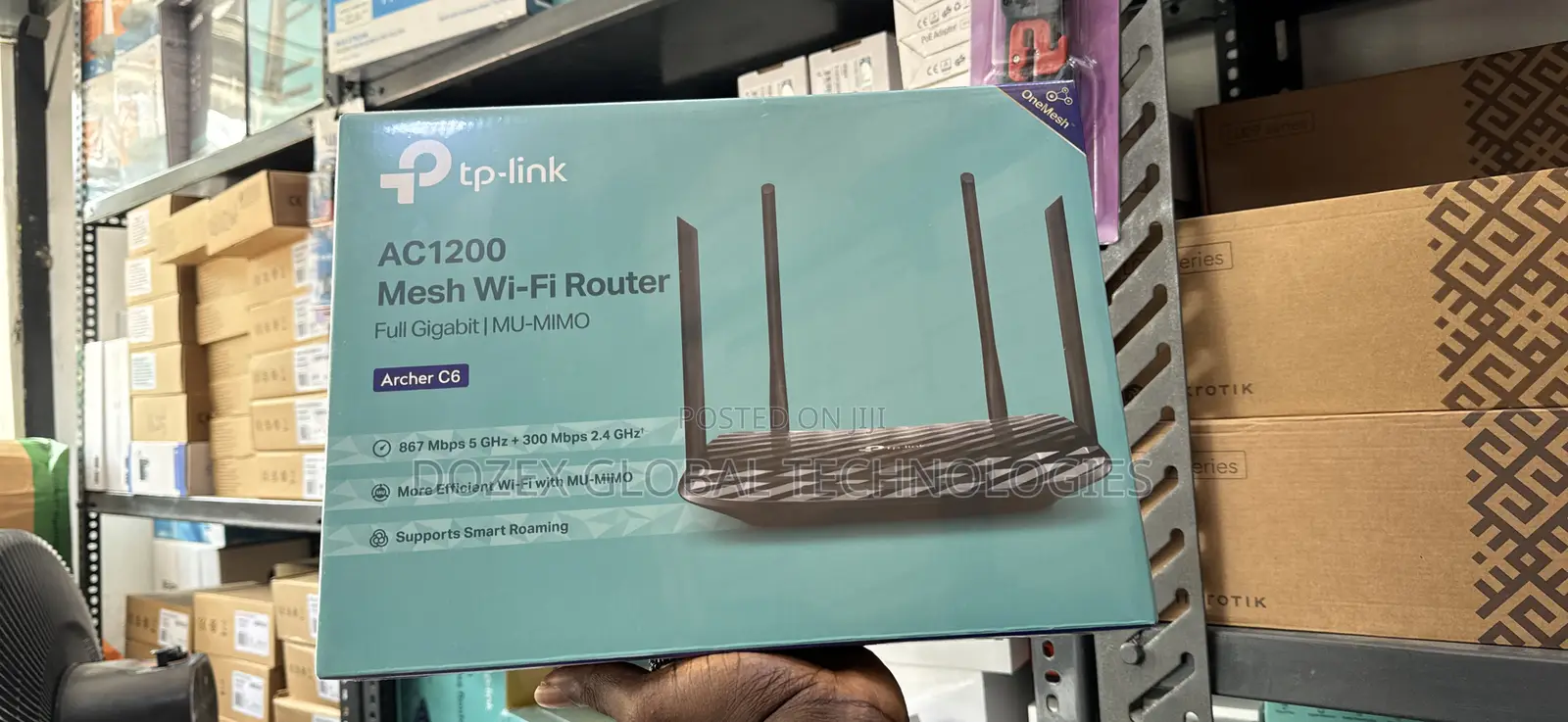 Tp Link Acher C6 Ac1200 Full Gigabits Router