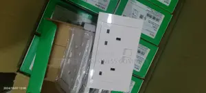 13ahms Double Wall Socket Switch