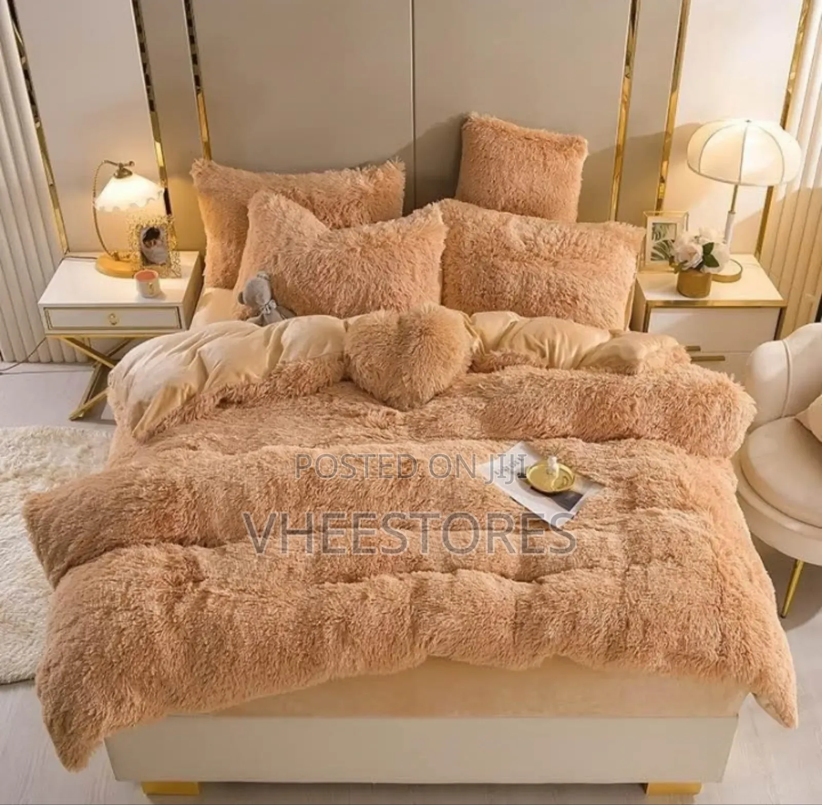Fluffy Luxury Fur Duvet Set