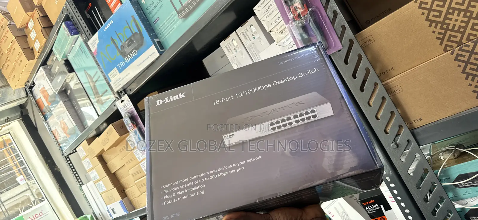 D-Link 16 Ports Network Switch
