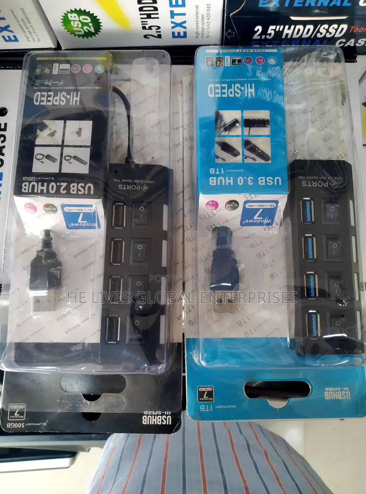 USB HUB 3.0 and 2.0