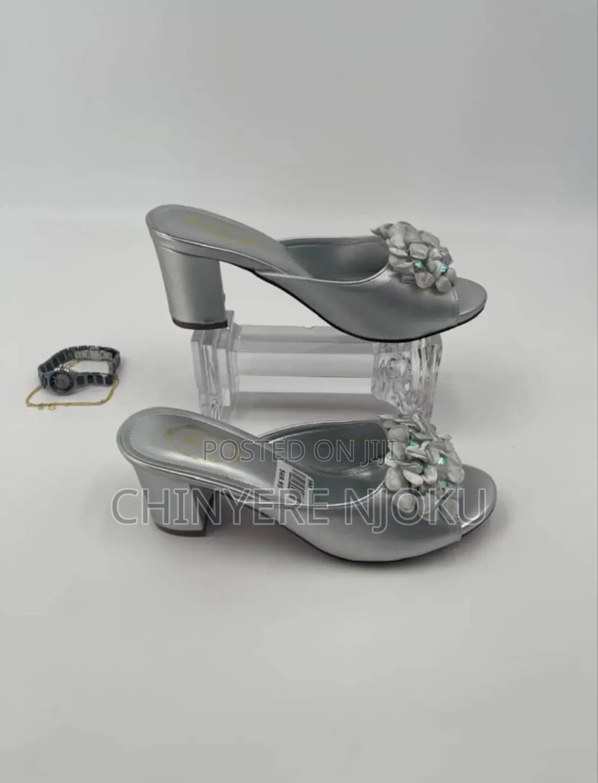 Block Heel Slippers