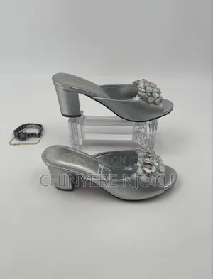 Block Heel Slippers