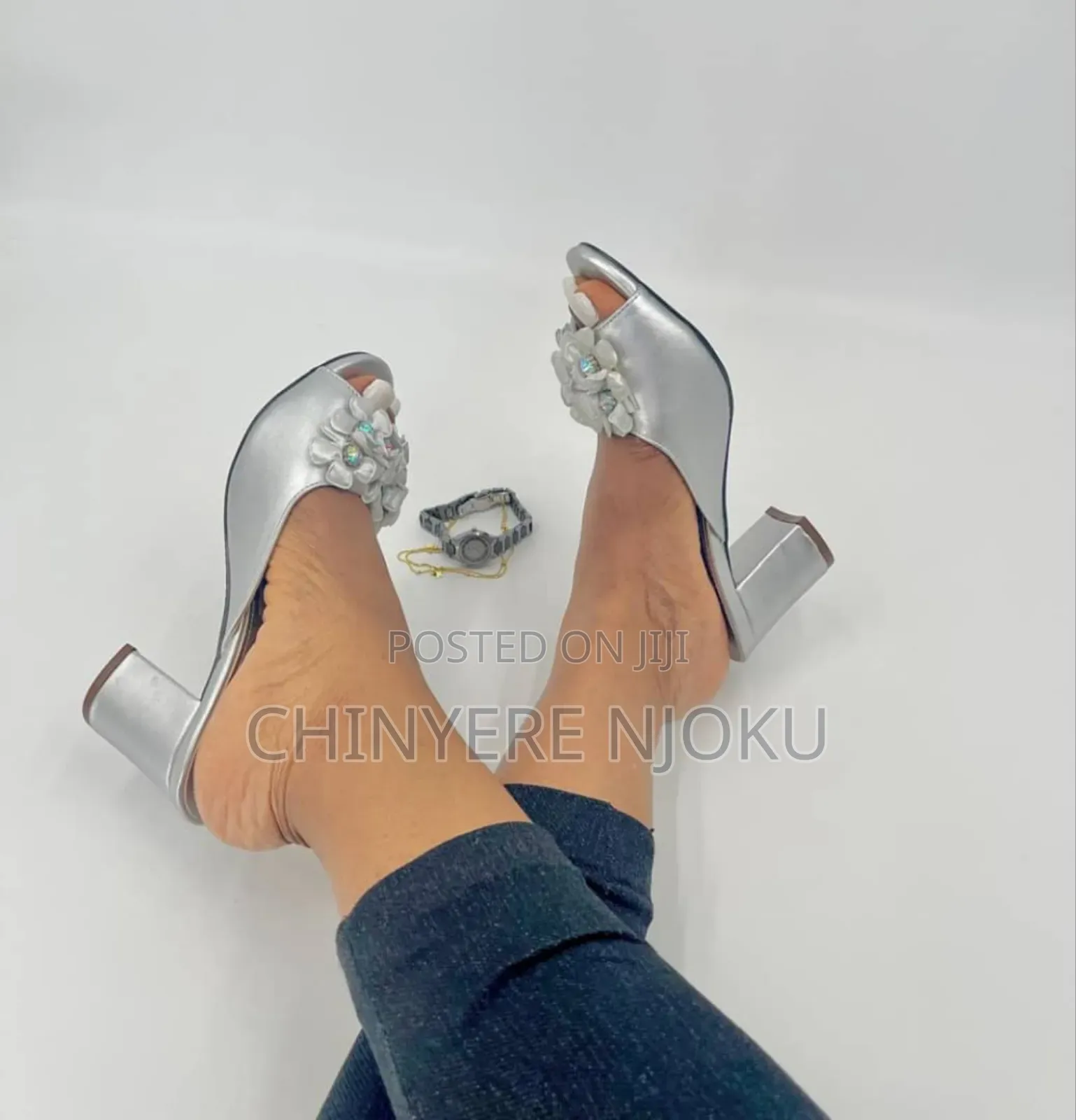 Block Heel Slippers