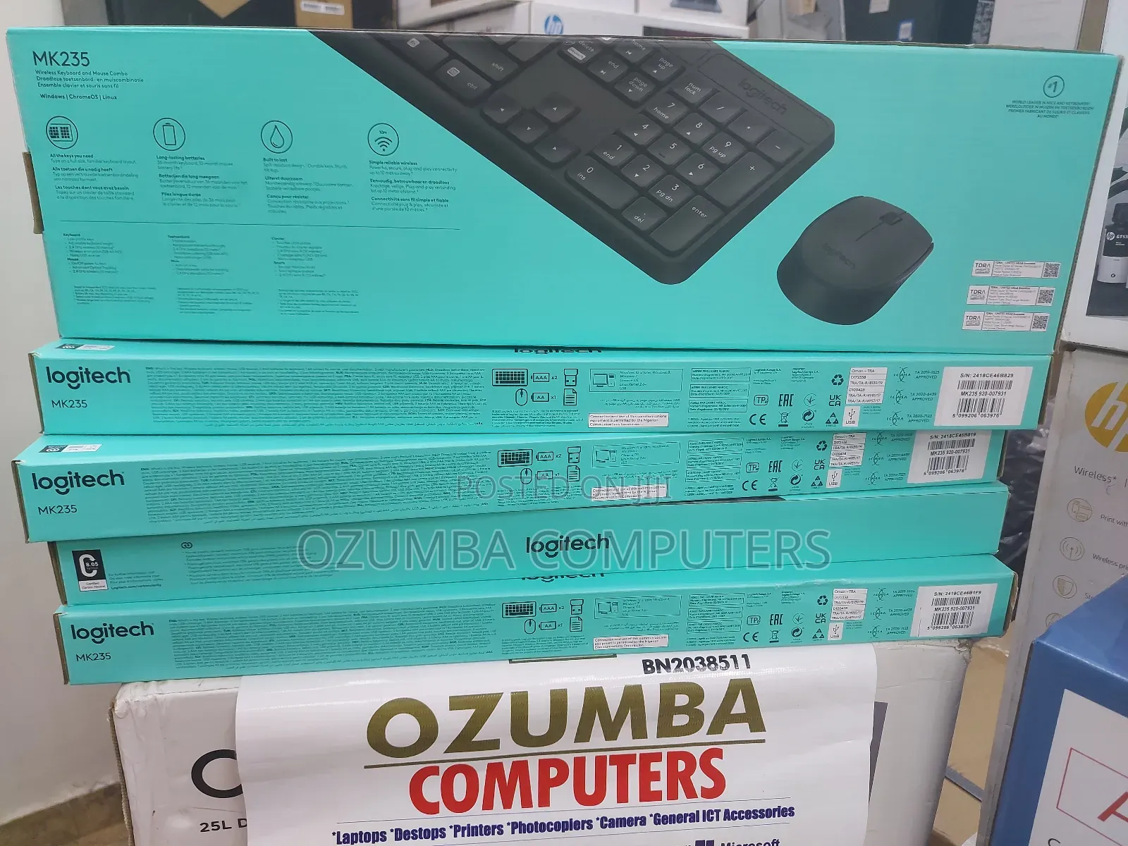 Logitech MK235 Wireless Keyboard and Mouse