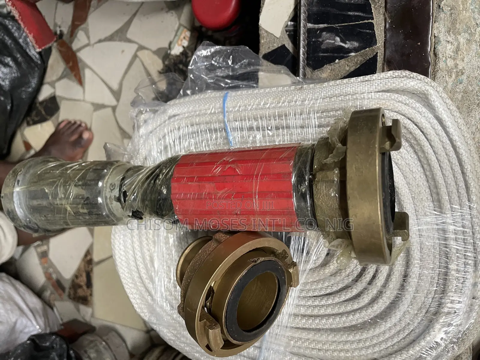 2” Fire Hose and Nozzle With Brass Storz Coupling