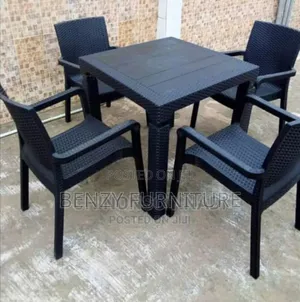 Az Bamboo Table and Aimless Chair