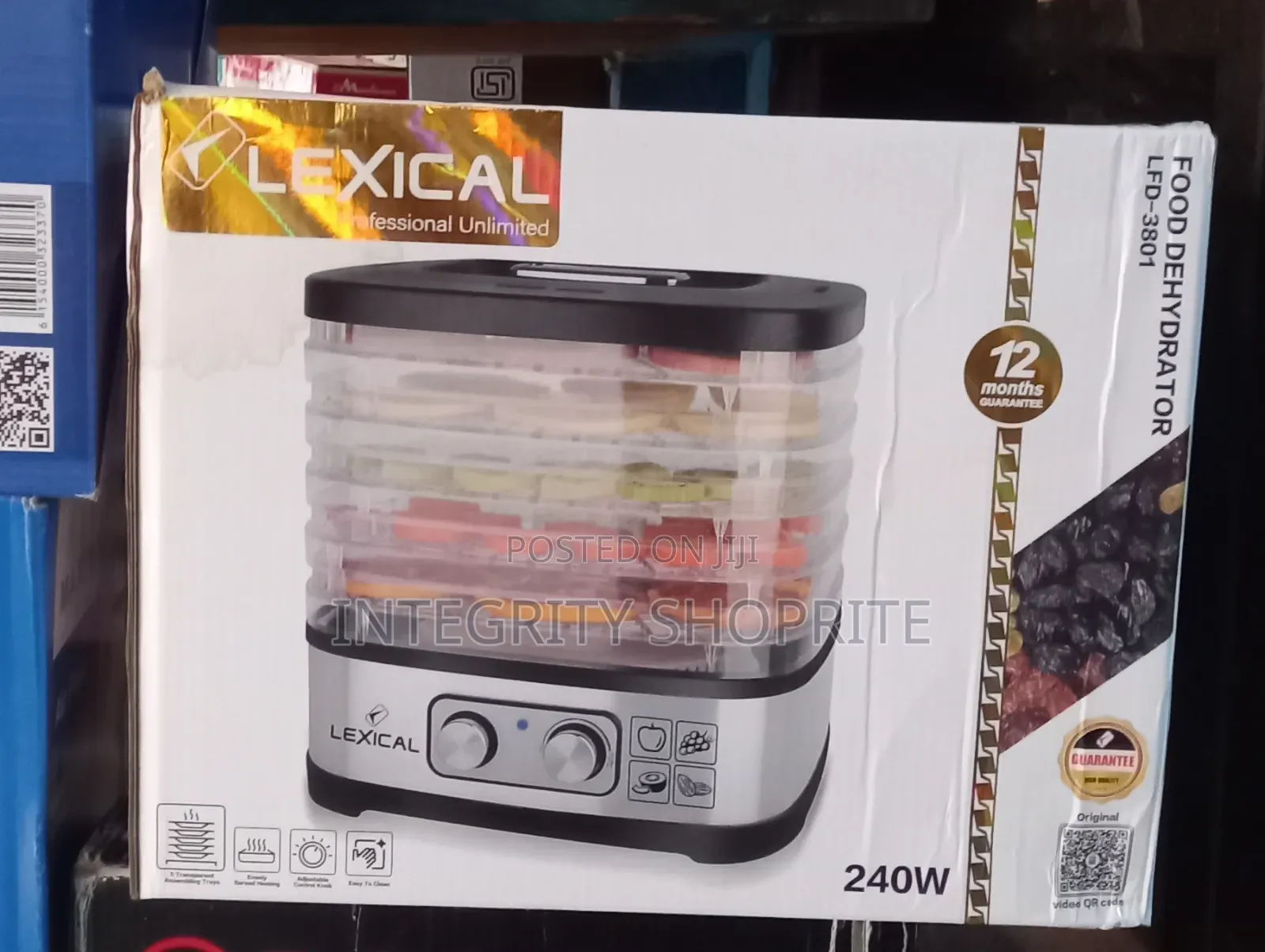 Lexical 5-Layer Household Food Dehydrator Machine