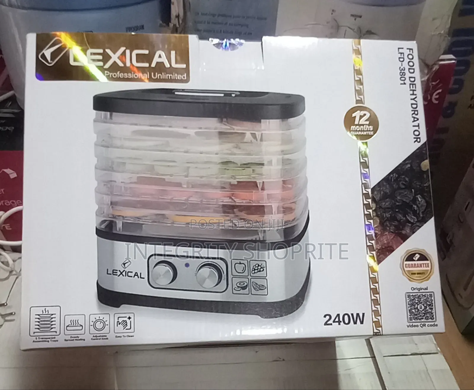 Lexical 5-Layer Household Food Dehydrator Machine