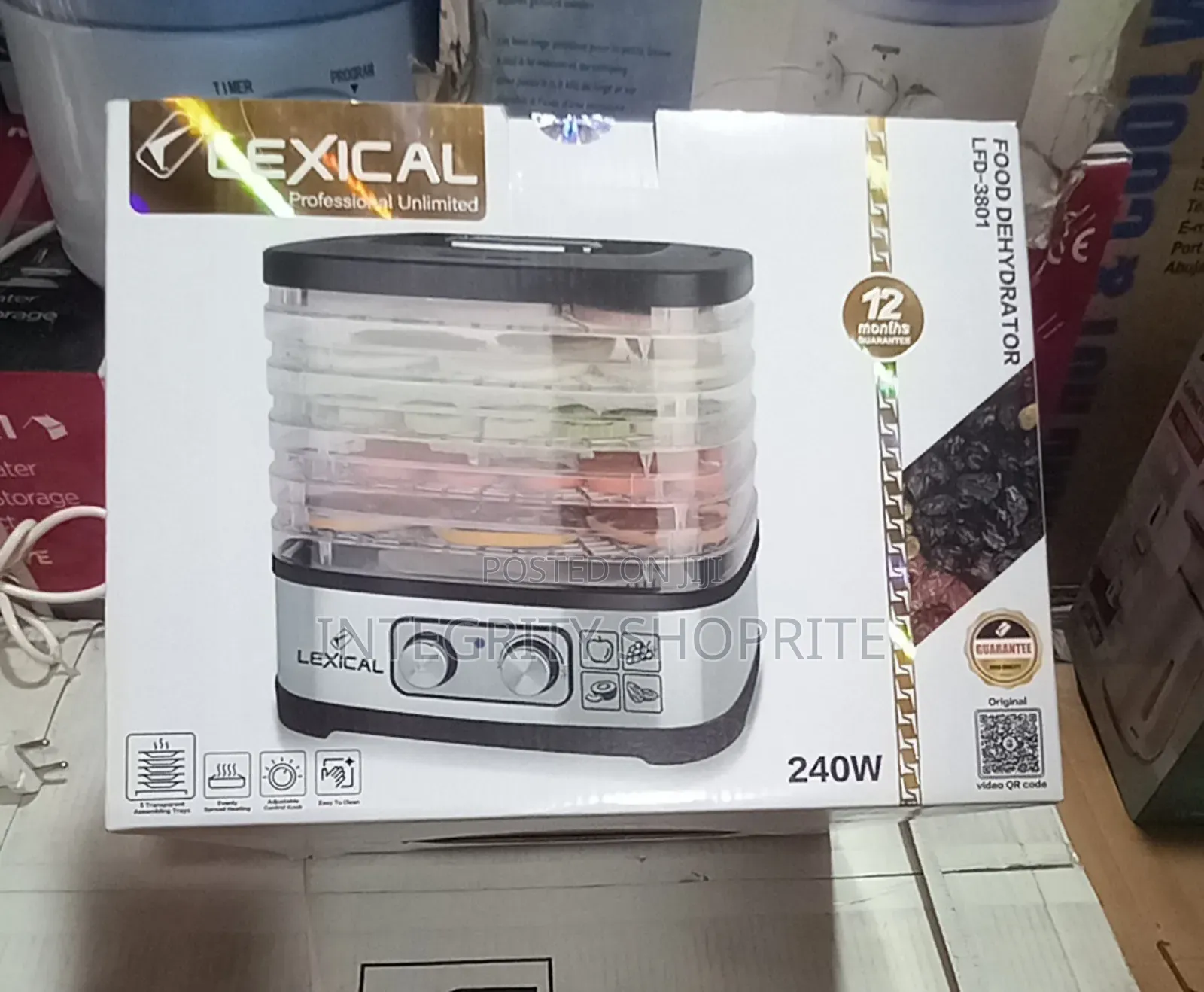 Lexical 5-Layer Household Food Dehydrator Machine