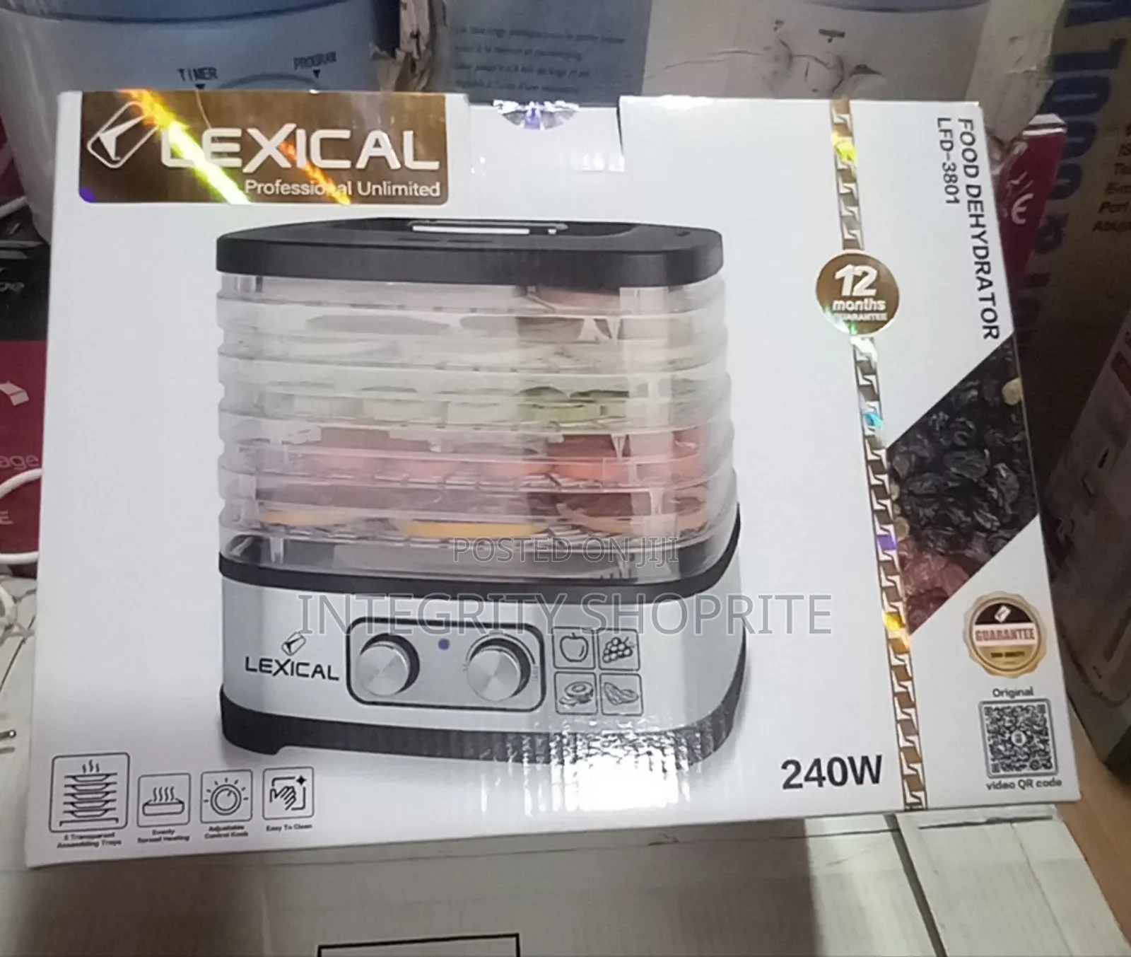 Lexical 5-Layer Household Food Dehydrator Machine