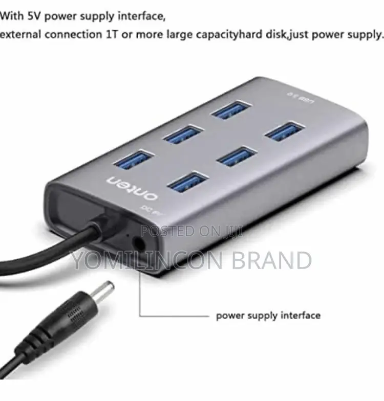 Onten Usb3.0 7-Port Hub Otn-8108