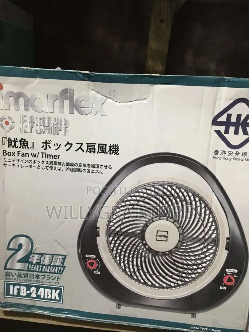 Imarflex Box Fan With Timer