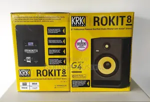 KRK Rokit 8 G4 Powered Studio Monitor Speaker Black Pair