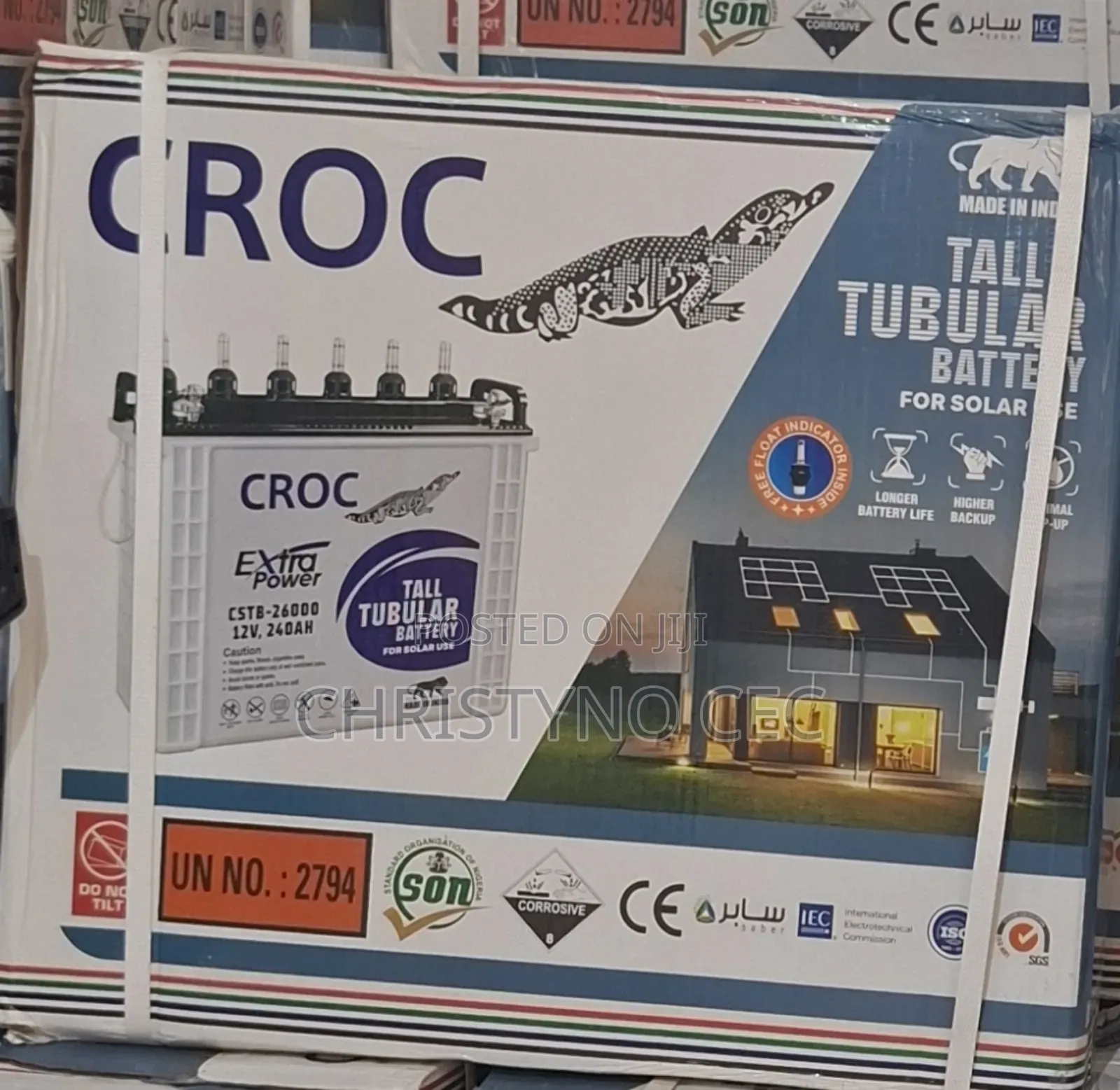 Tubular Battery in NasarawaKano Solar Energy, Christyno Cec Jiji.ng