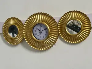 Set of 3 Clock and Mirror