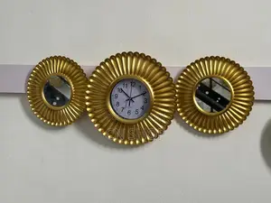 Set of 3 Clock and Mirror