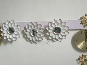 Set of 3 Mirrors White Frame