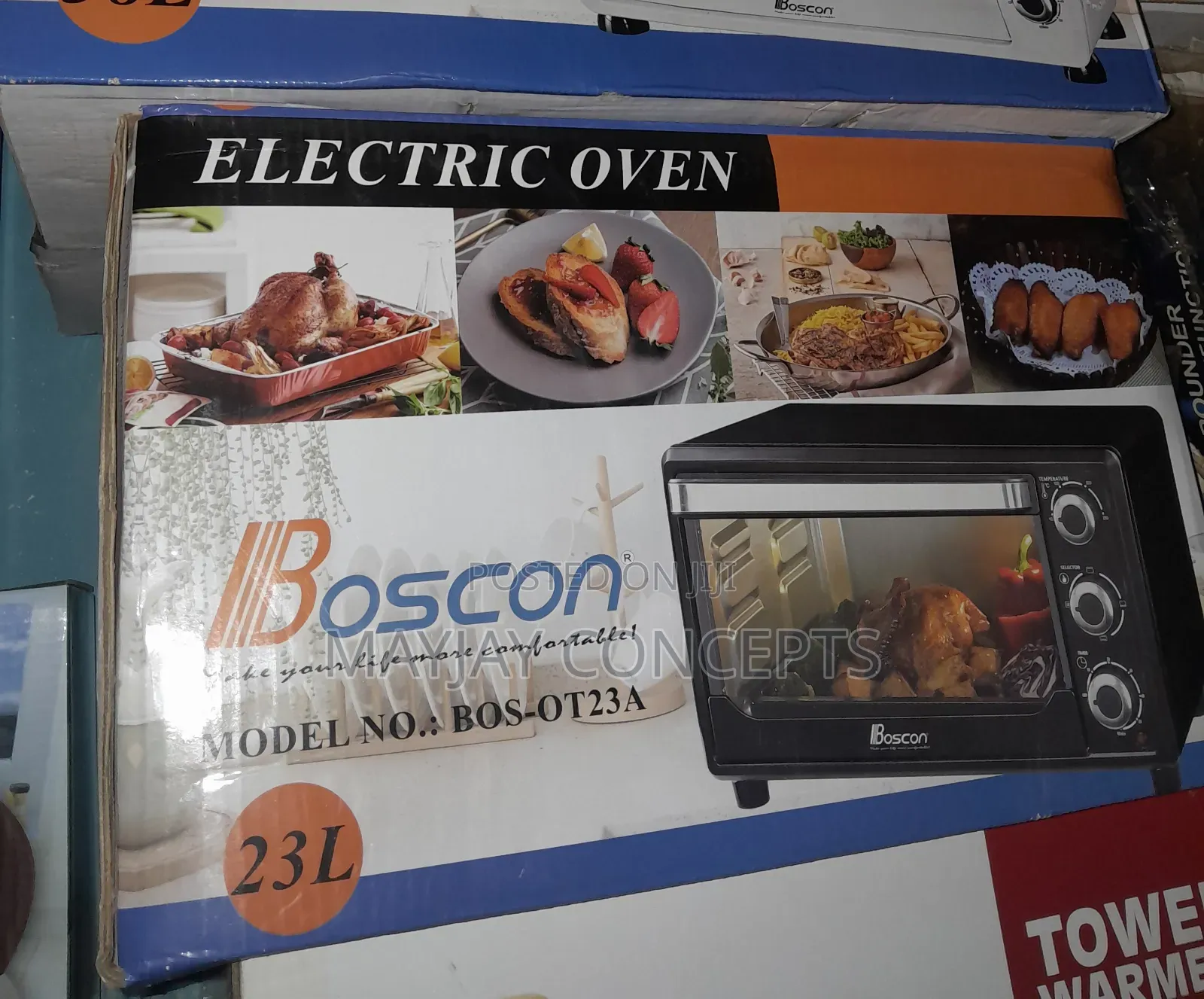BOSCON 23litres Baking + Toasting + Grilling Electric Oven