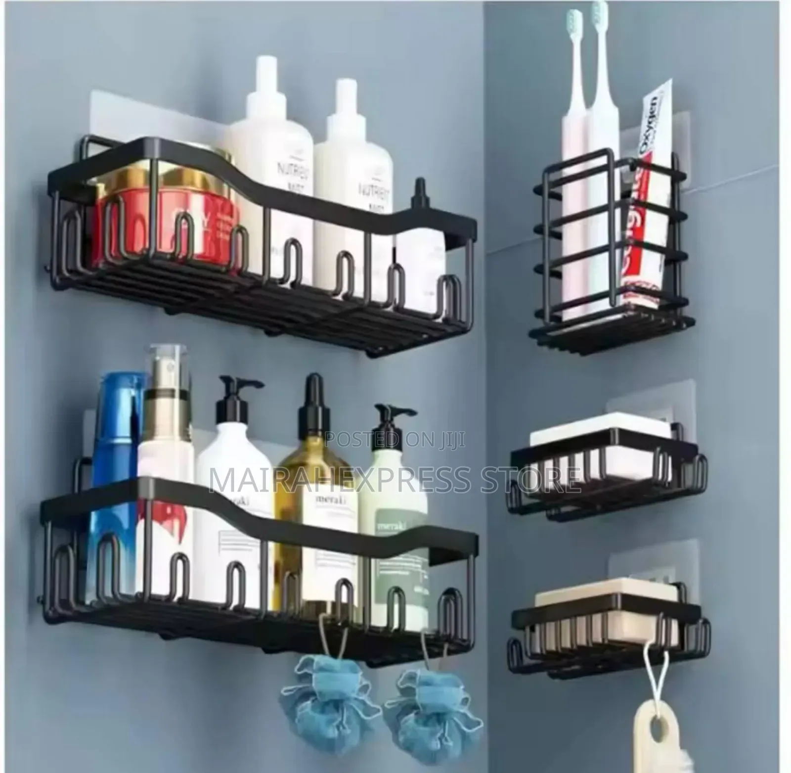 5in1 Shower Caddy Bathroom Organizer Rack