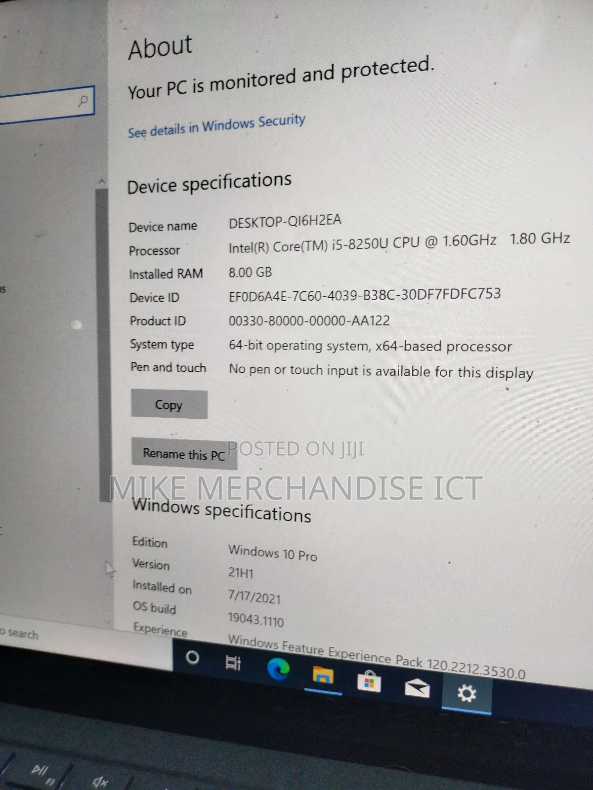 Laptop HP ProBook 450 G5 8GB Intel Core I5 SSD 256GB