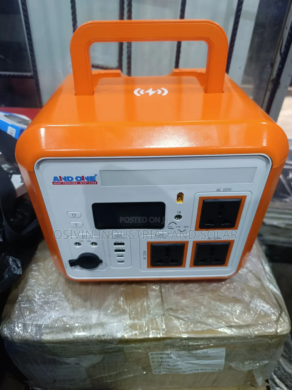 Original 1200w Solar Generator With 50w Solar Panel 3pics