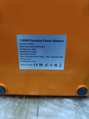 Original 1200w Solar Generator With 50w Solar Panel 3pics