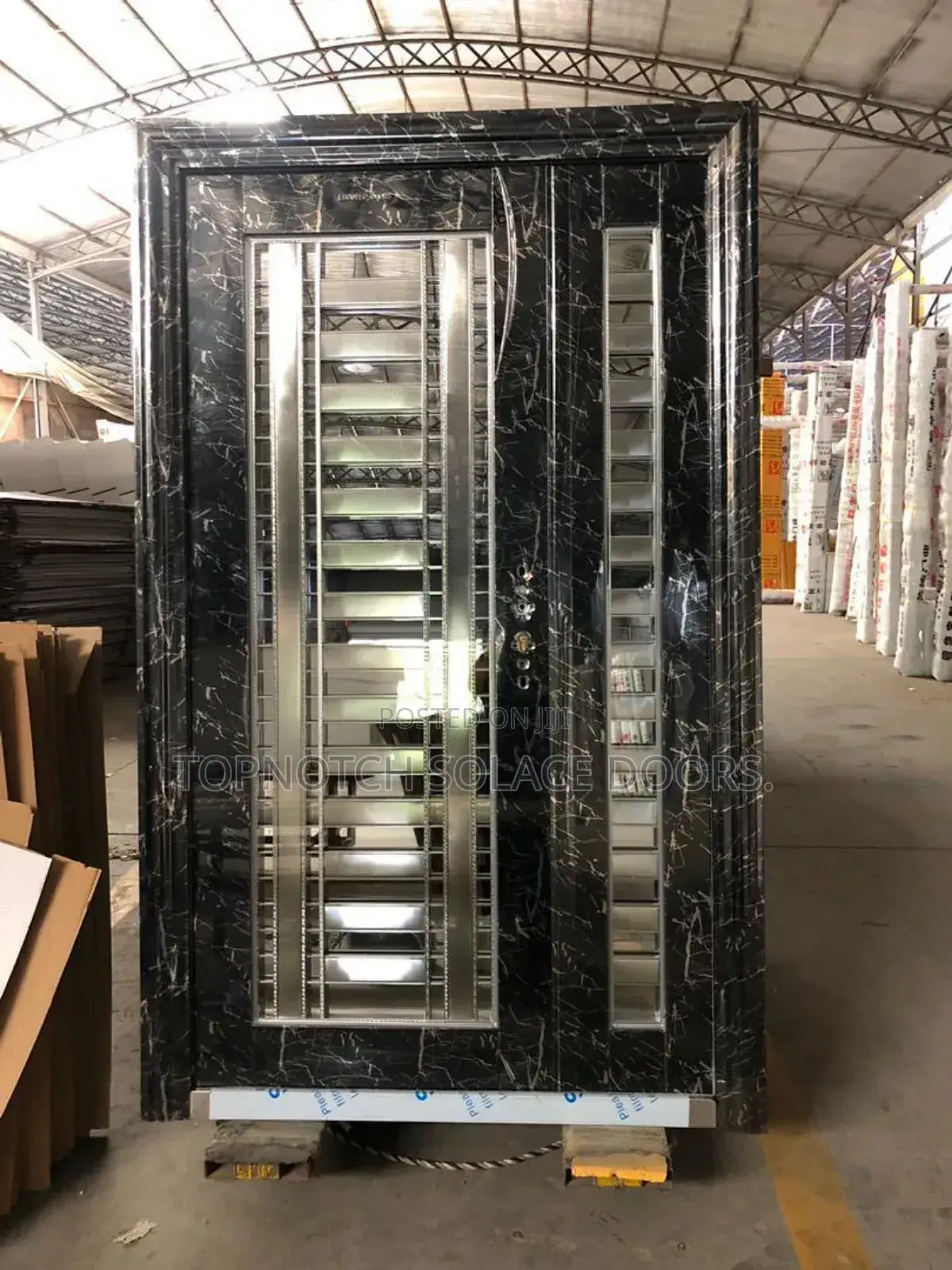 Marble Glass Door