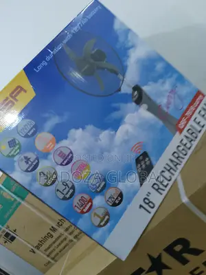 The Brand New 18 Inches Rechargeable Fan-Qasa