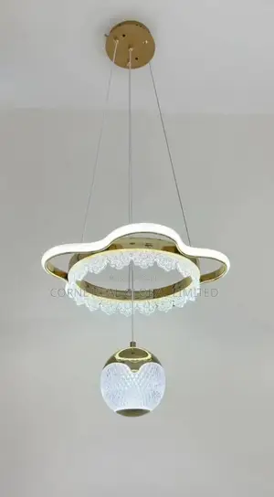 Modern Quality Luxury Crystal LED Single Drop Pendant Light