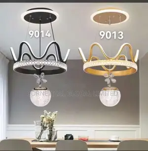 Modern Luxury Crystal Led Single Drop Ring Pendant Light