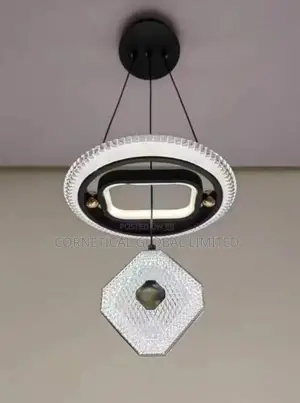 Modern Luxury Crystal Led Single Drop Ring Pendant Light
