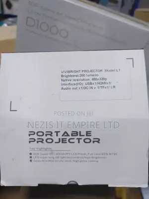Vivibright Portable Projector 200 Lumens