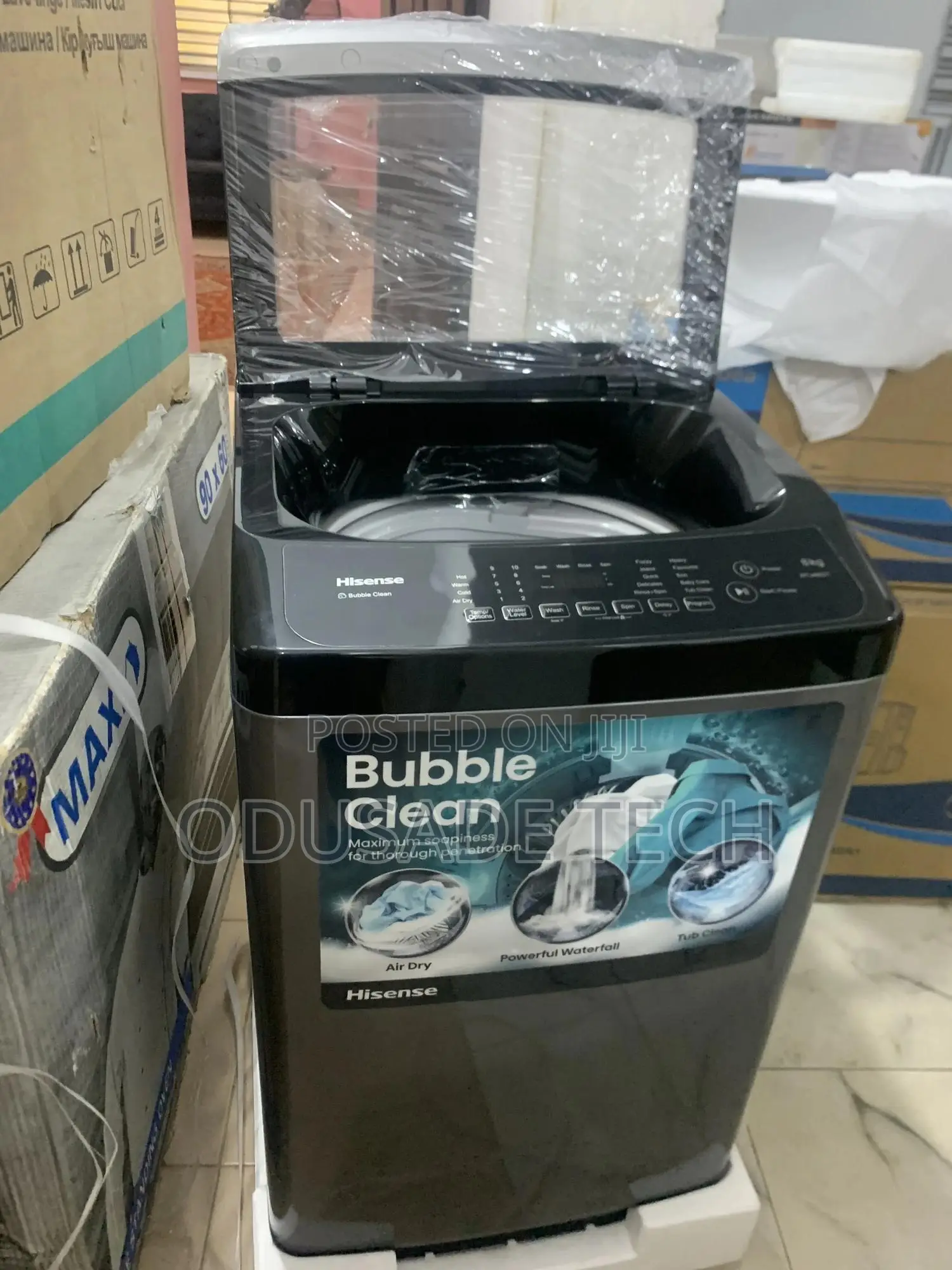Energy Efficient Hisense 8KG Top Automatic Washing Machine
