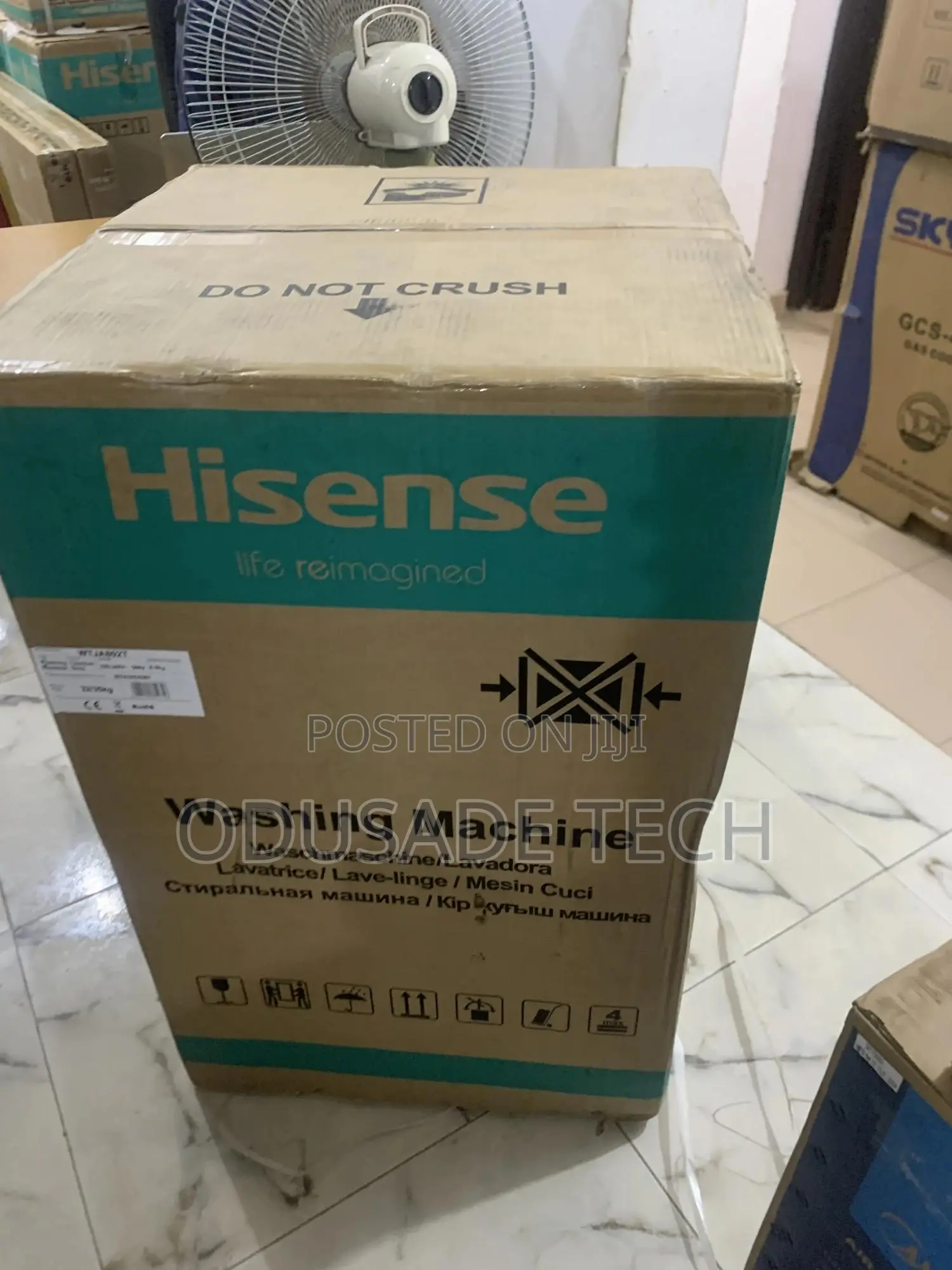 Advanced Hisense 8KG Top Load Automatic Washing Machine
