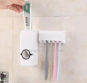 Tooth Paste Dispenser and Brush Holder