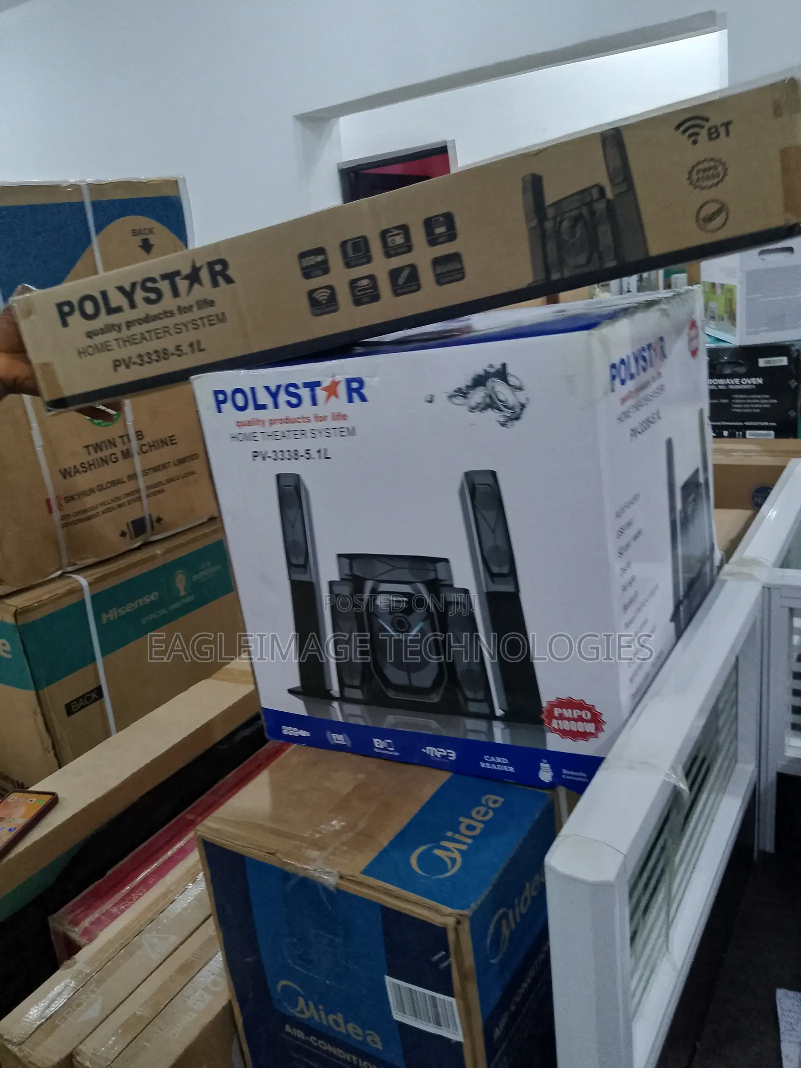 Efficient Polystar Pv-3338-5.1l Home Theater System