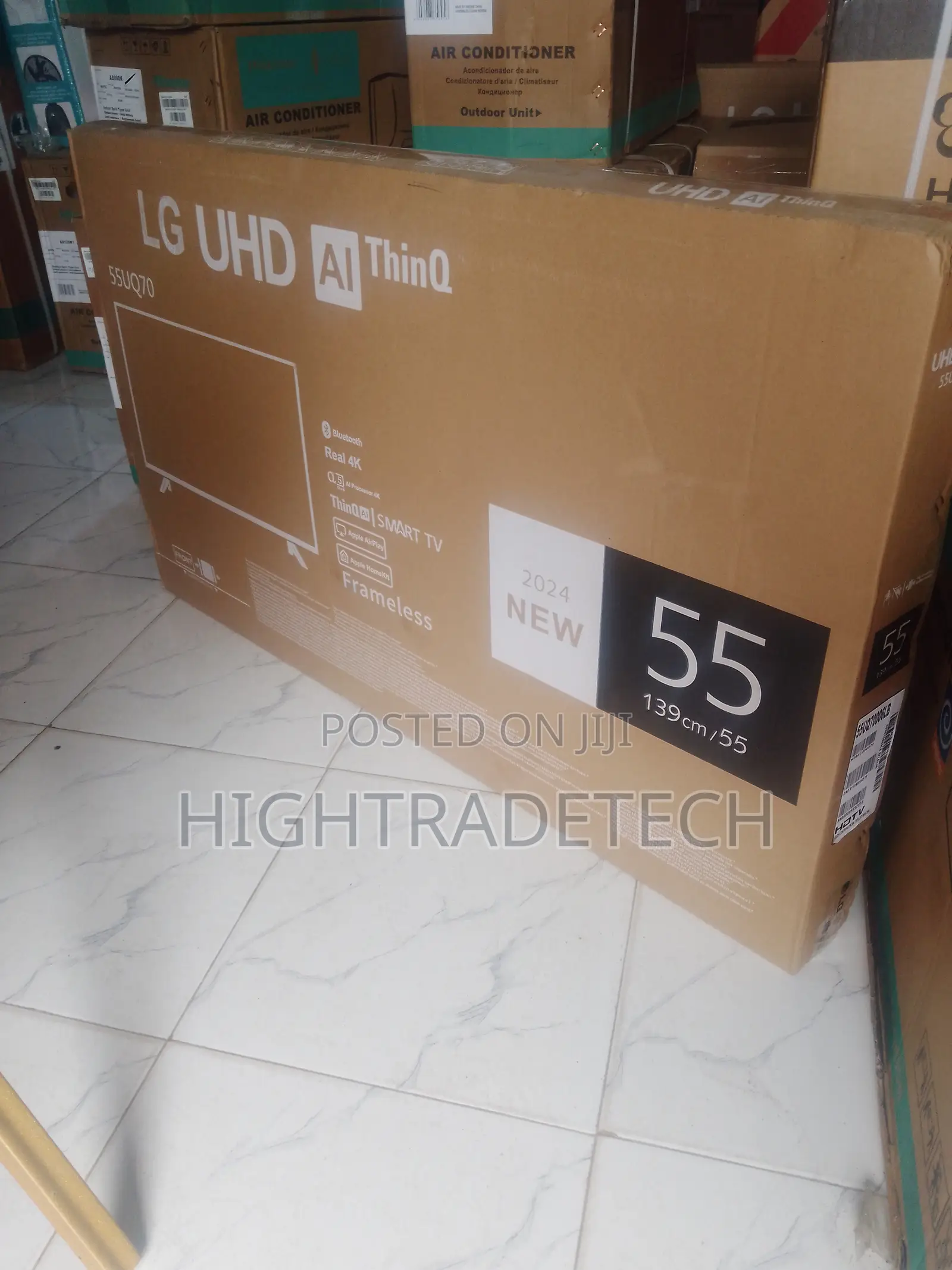 Well Designed LG 55" Frameless Smart TV (55uq70) in AmuwoOdofin TV