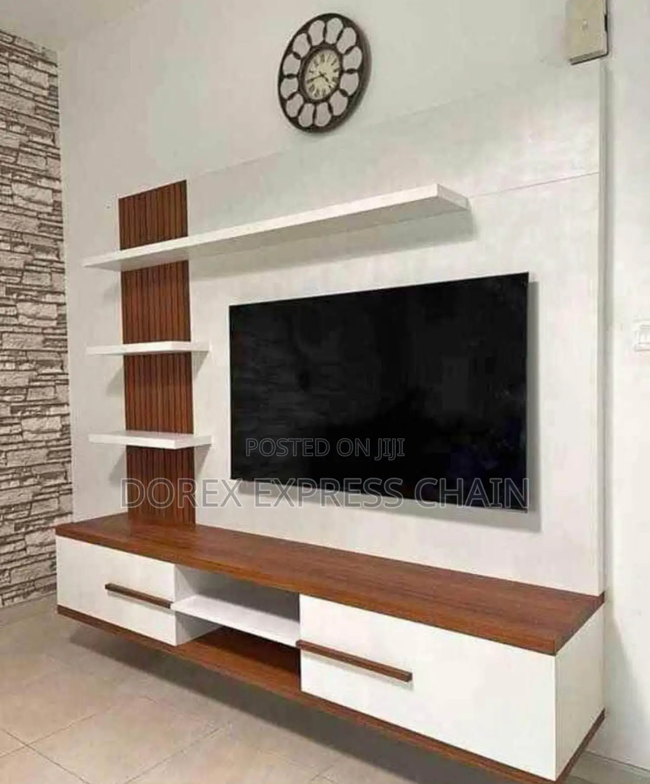 Wall-Mounted TV Console